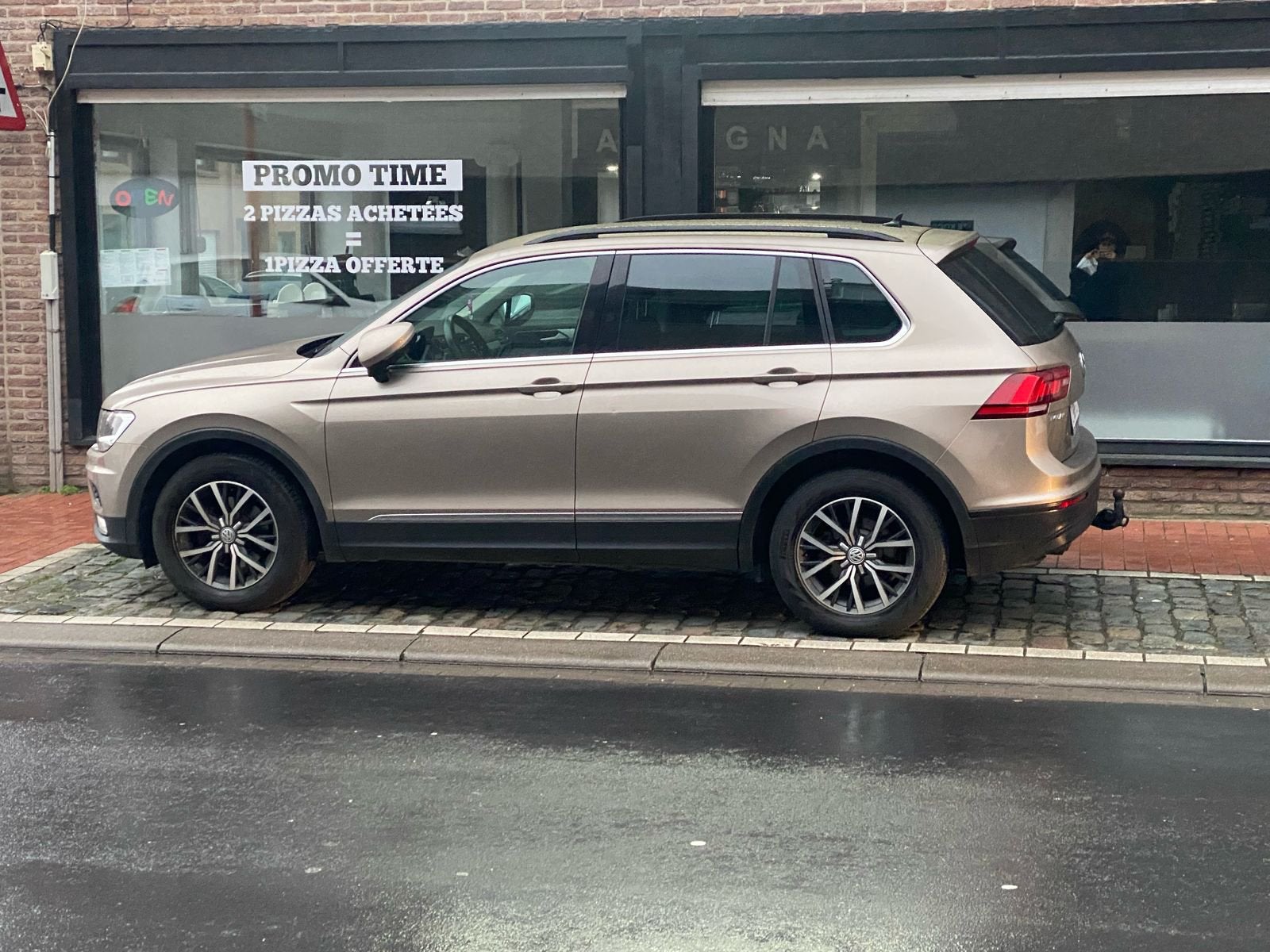 Volkswageb Tiguan 2.0 TDI, Auto's, Euro 6, Beige, Dakrails, Diesel