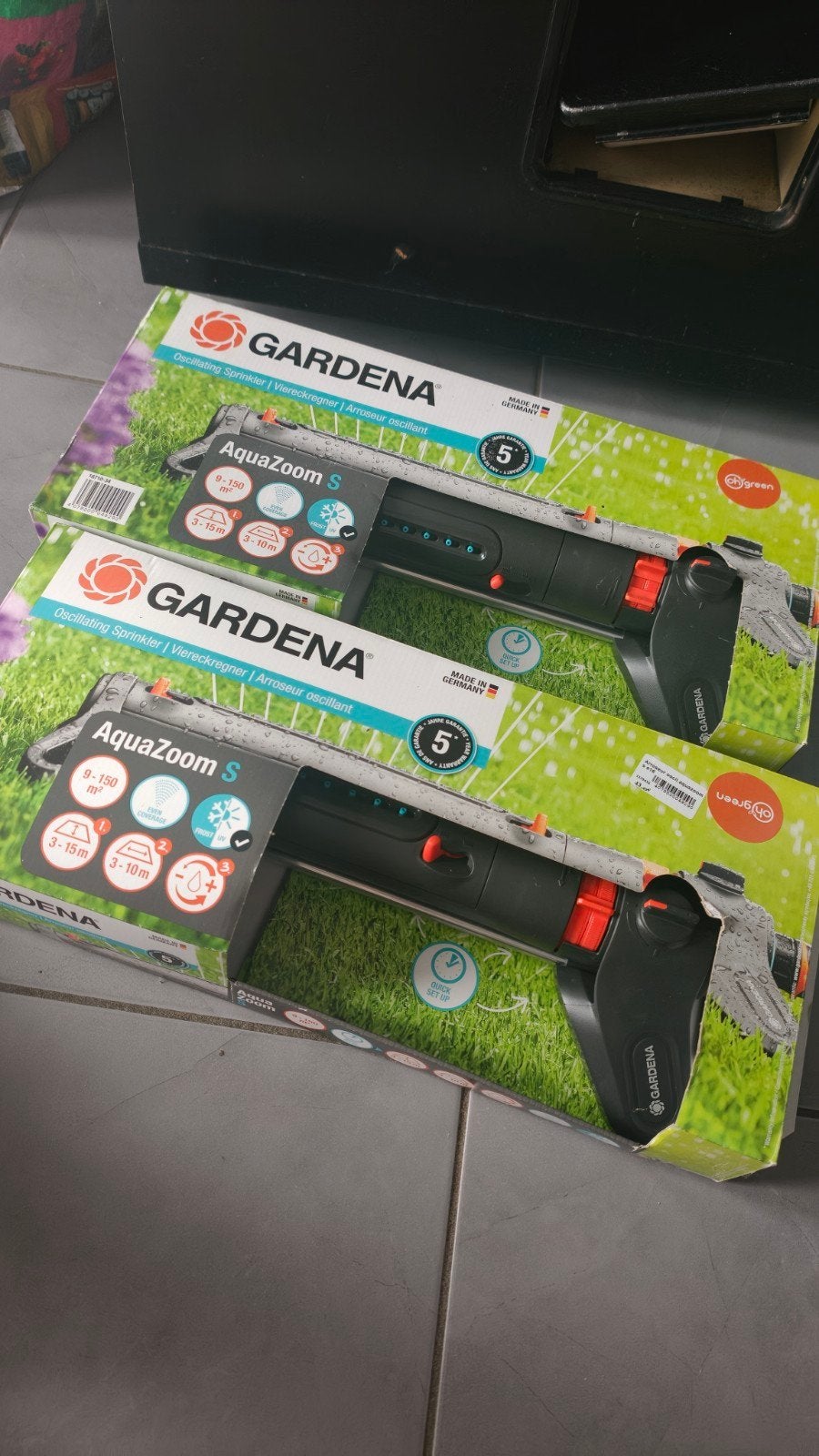 2x Gardena AquaZoom S — Nieuw in verpakking (met ticket/g), Ophalen