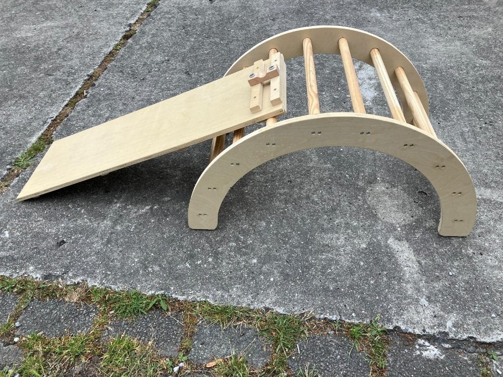 Montessori klimrek / Pikler boog met glijbaan, Kinderen en Baby's, Ophalen, Zo goed als nieuw, Overige typen
