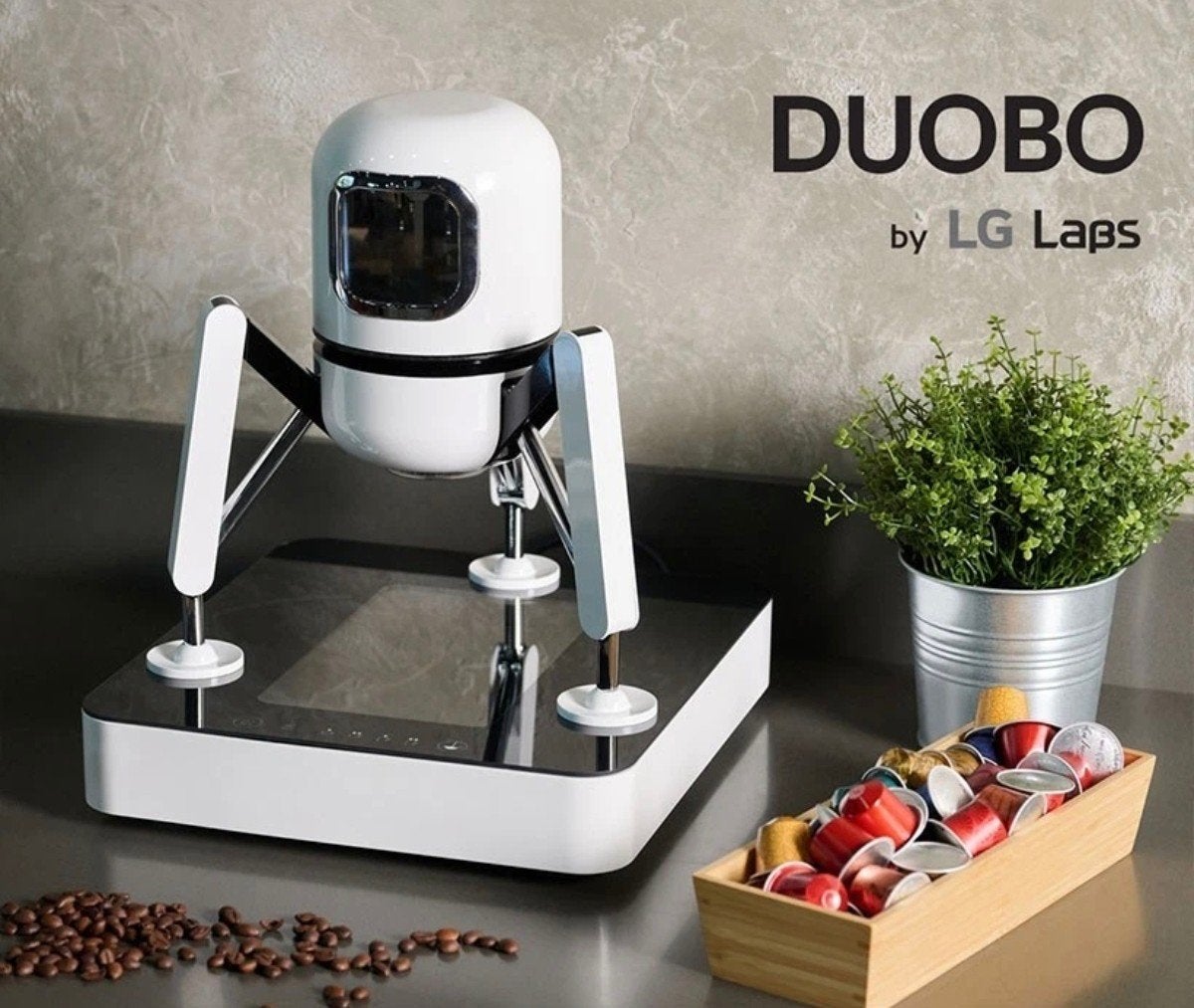 Duobo koffiemaker, Electroménager, Cafetières, Neuf, Réservoir d'eau amovible, Enlèvement ou Envoi, Dosettes et capsules de café