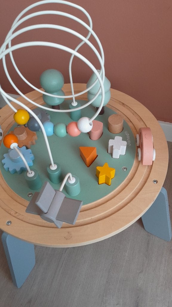 Houten speeltafel baby, Kinderen en Baby's, Ophalen, Gebruikt