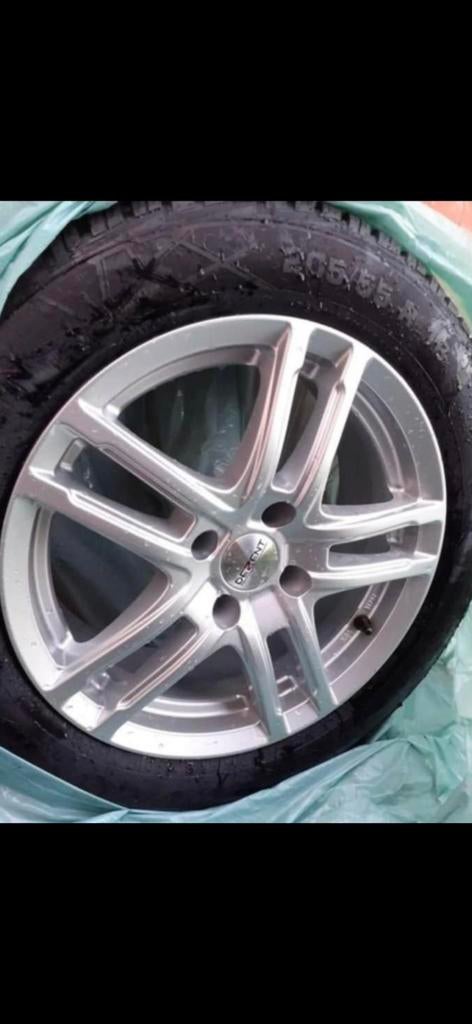 4 nieuwe velgen met band hier gekocht voor citroen c3., Auto-onderdelen, Banden en Velgen, Ophalen, Band(en)