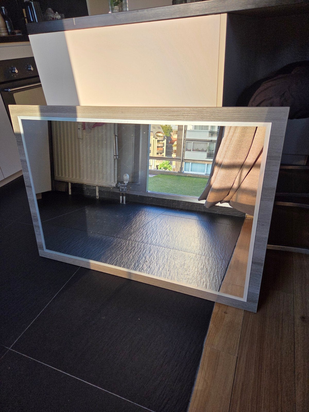 Prachtige grote spiegel te koop – Perf, Huis en Inrichting, Woonaccessoires | Spiegels, Ophalen, Zo goed als nieuw, 75 tot 100 cm