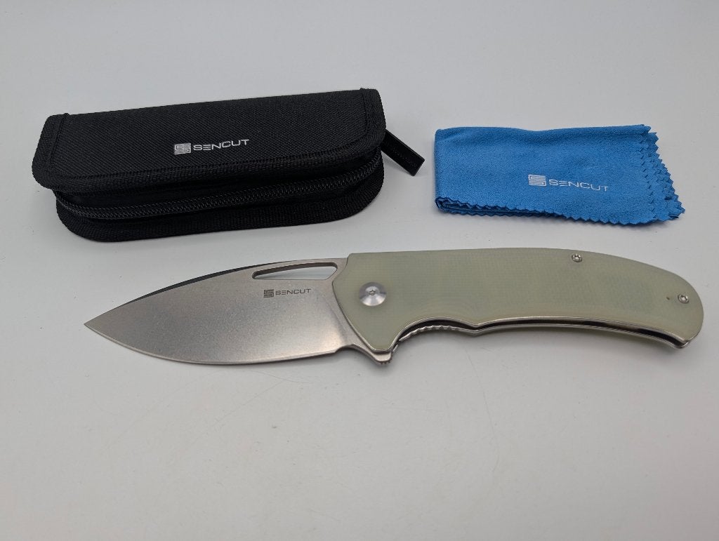 Sencut Phantara Natural G10 zakmes, Caravans en Kamperen, Ophalen of Verzenden, Zo goed als nieuw
