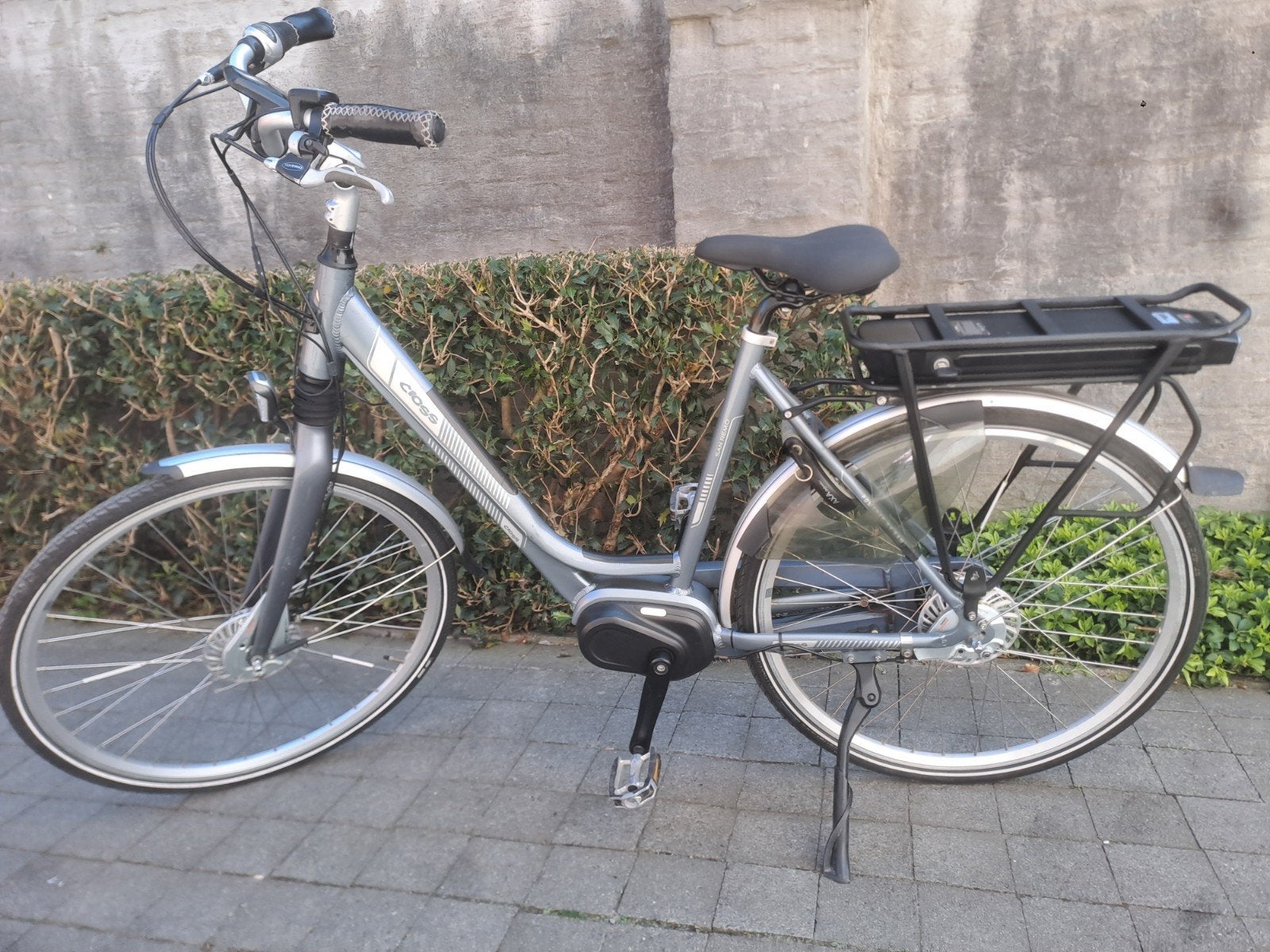 Elejtrische fiets Cross, Ophalen
