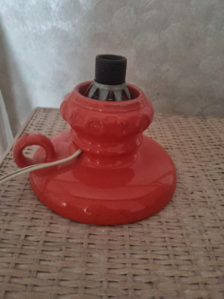 Retro oranje tafellampjes bedlampjes, Ophalen, Huis en Inrichting