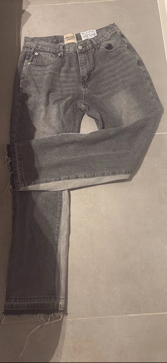 Flared jeans gallery dept, Kleding | Heren, Ophalen of Verzenden, Zo goed als nieuw, Grijs