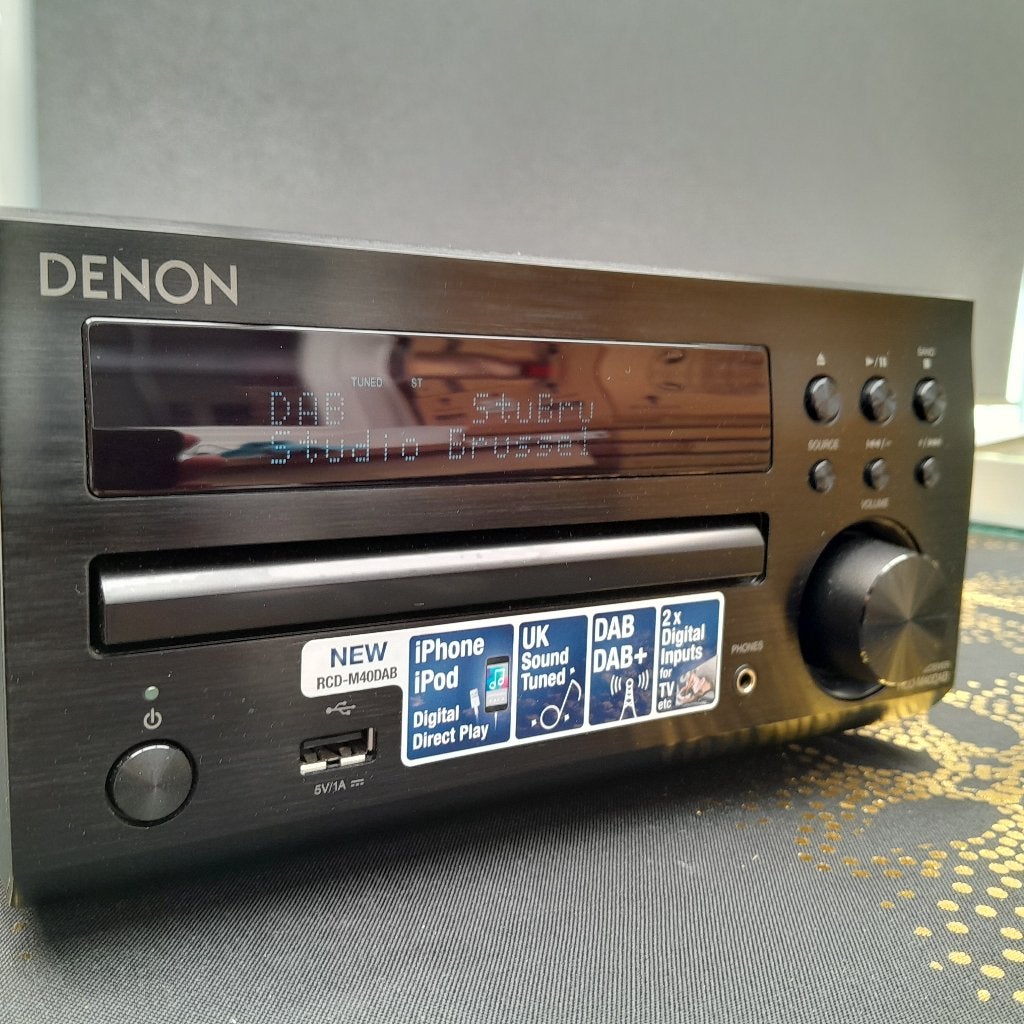 Denon RCD-M40DAB mini-systeem, Audio, Tv en Foto, Versterkers en Ontvangers, Gebruikt, Minder dan 60 watt, Denon, Ophalen