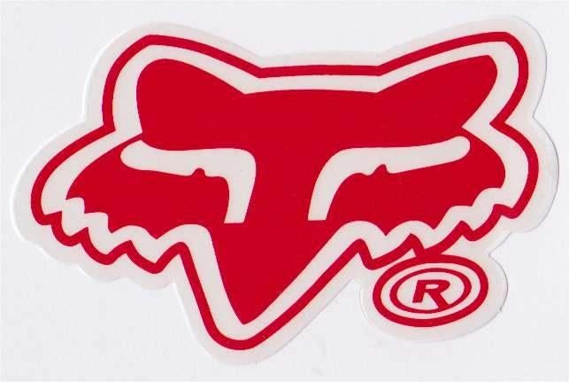 Fox Racing logo sticker #4, Verzenden