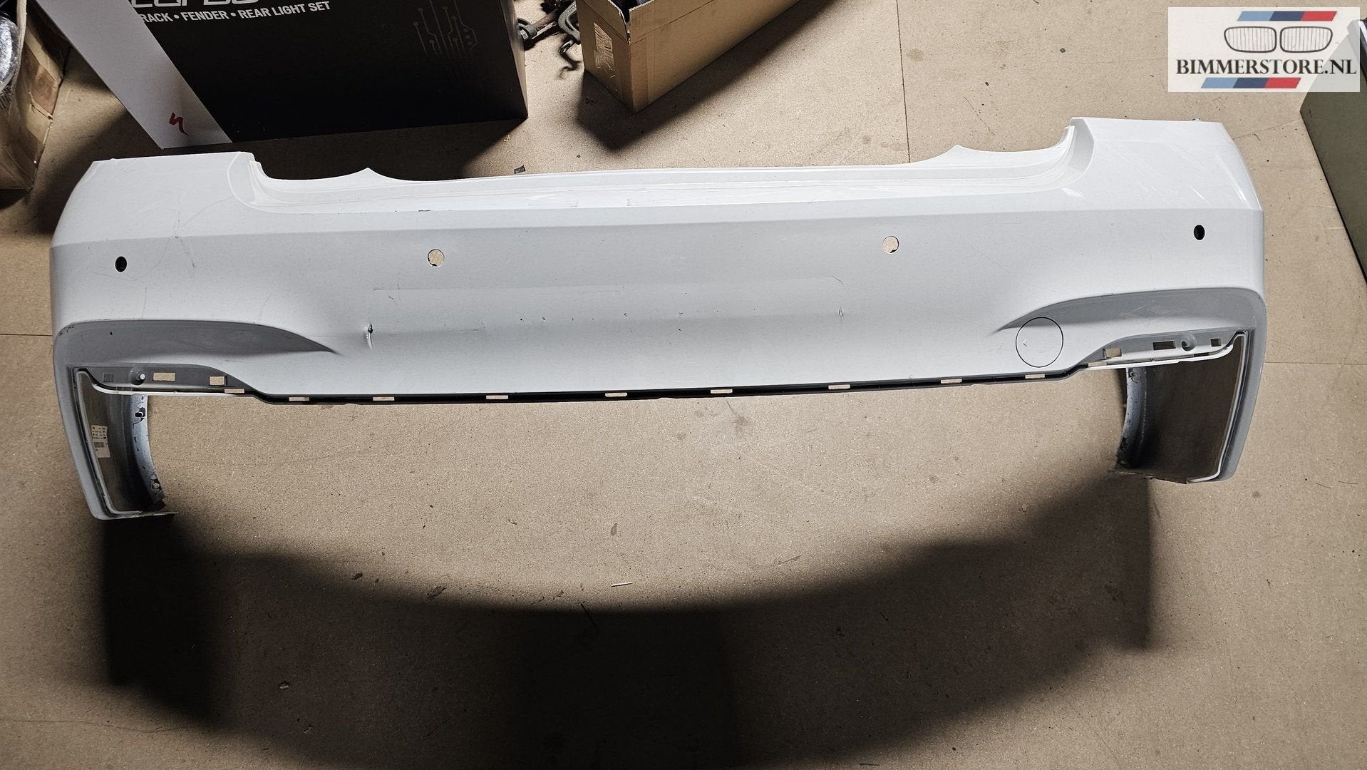 M achterbumper PDC Alpinweiss BMW 2 serie F22 F23 8055567  5, Neuf, Arrière, -, Origine de la pièce connue