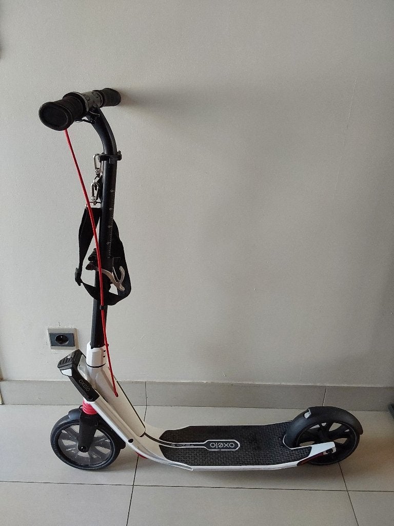 Step OXELO scooter town 9  EF White 2015, Ophalen, Gebruikt, Gewone step, Oxelo
