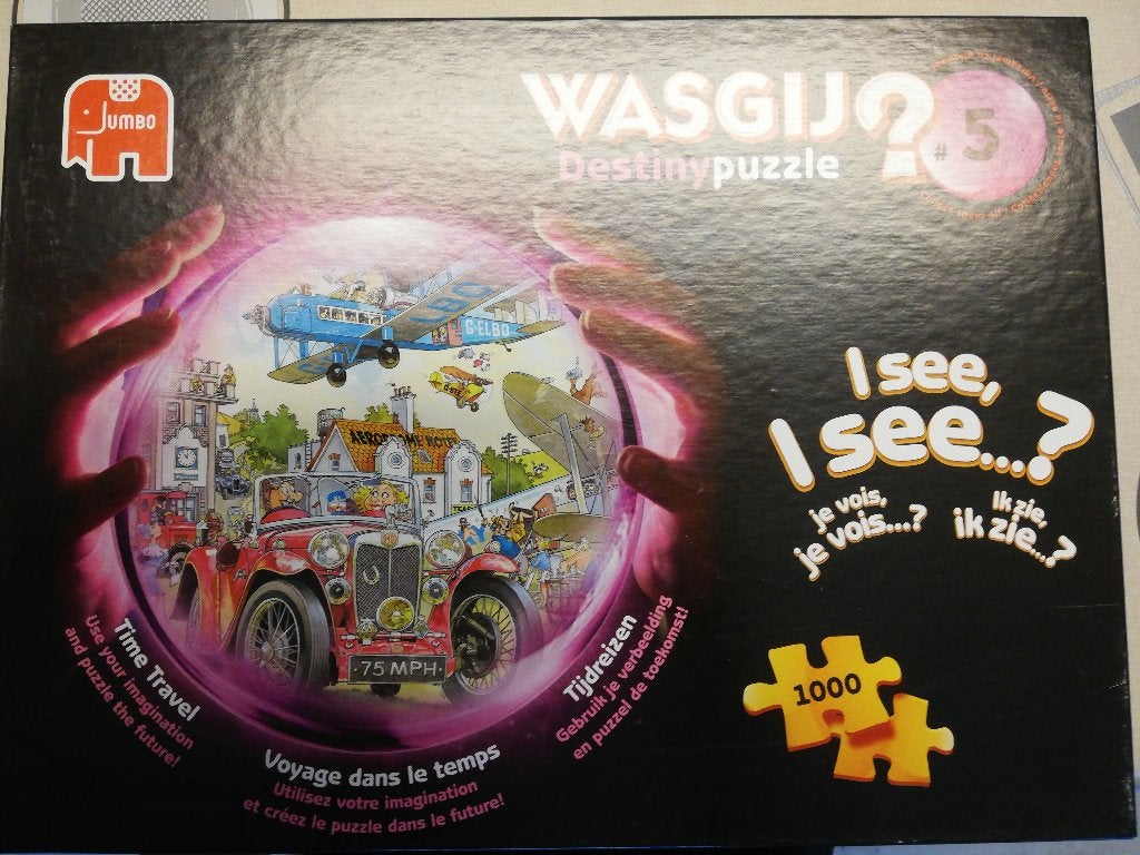 puzzel was gij 1000 stuks, Enlèvement, 500 à 1500 pièces, Utilisé, Puzzle