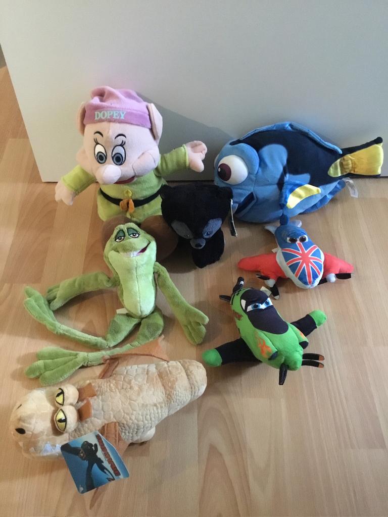 Knuffels Disney en Dreamworks, Disney, Ophalen of Verzenden, Kikker