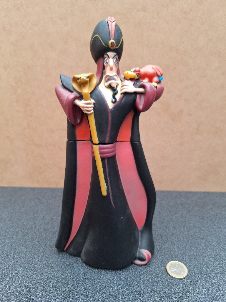 Figurine Disney Aladin, Jafar bouteille bain mousse, Enlèvement ou Envoi, Utilisé