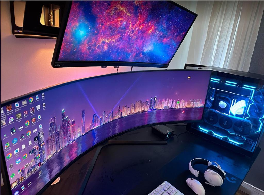 Moniteur Samsung L’Odyssey Neo G9 57", Enlèvement, LED