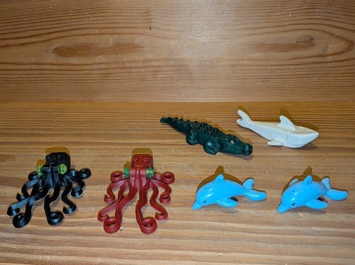 lego figurines - animaux aquatiques, Enlèvement, Comme neuf, Lego