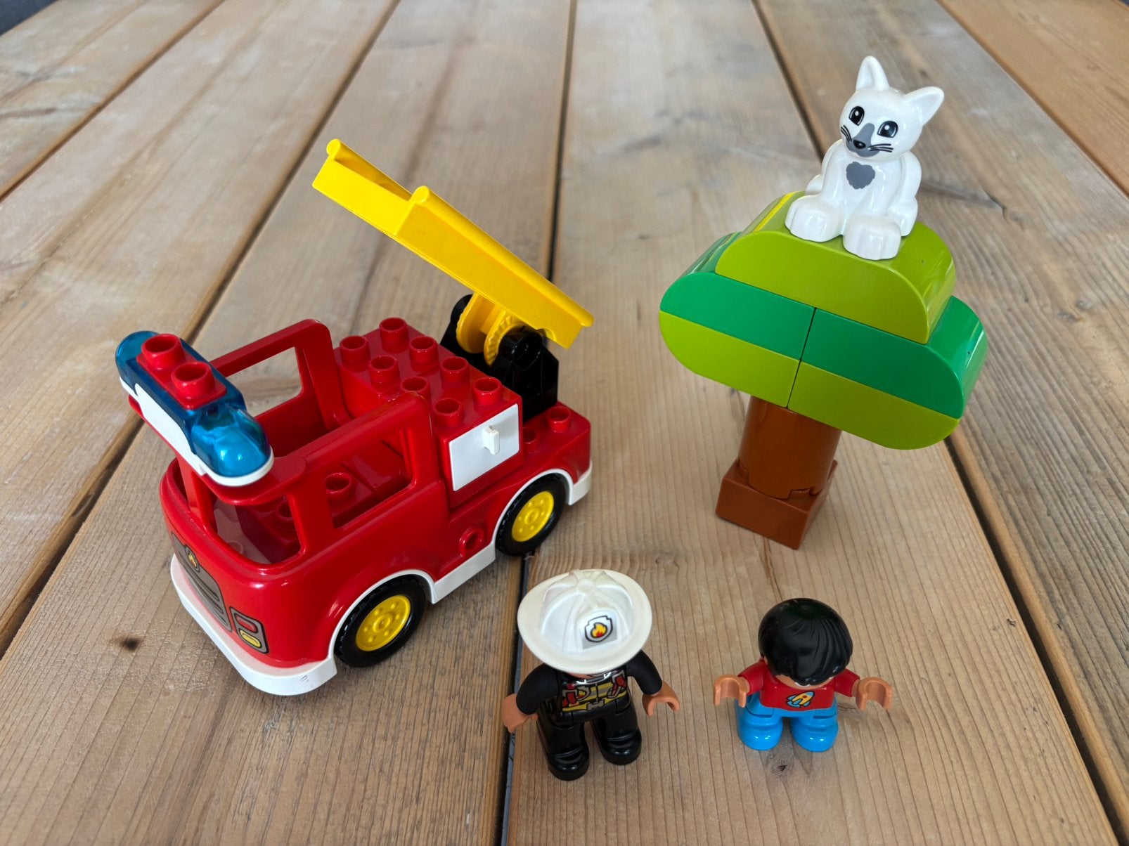 Lego duplo 10901 brandweerwagen, Enlèvement ou Envoi, Utilisé, Duplo