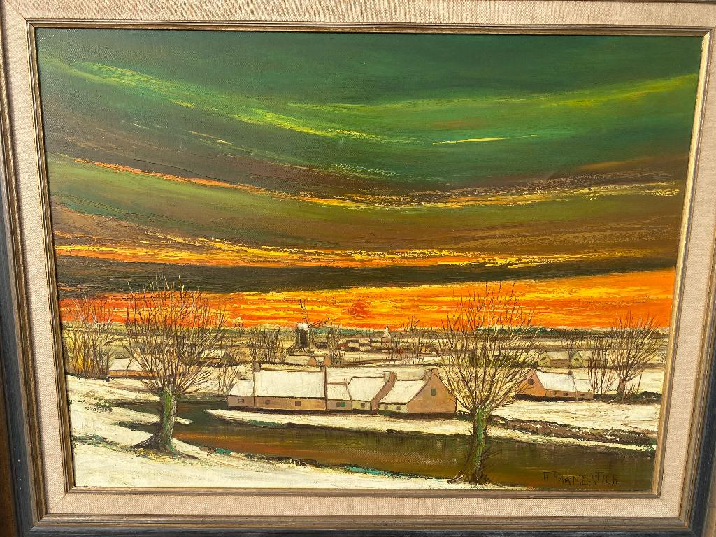 Wintertijd, Antiek en Kunst, Ophalen of Verzenden
