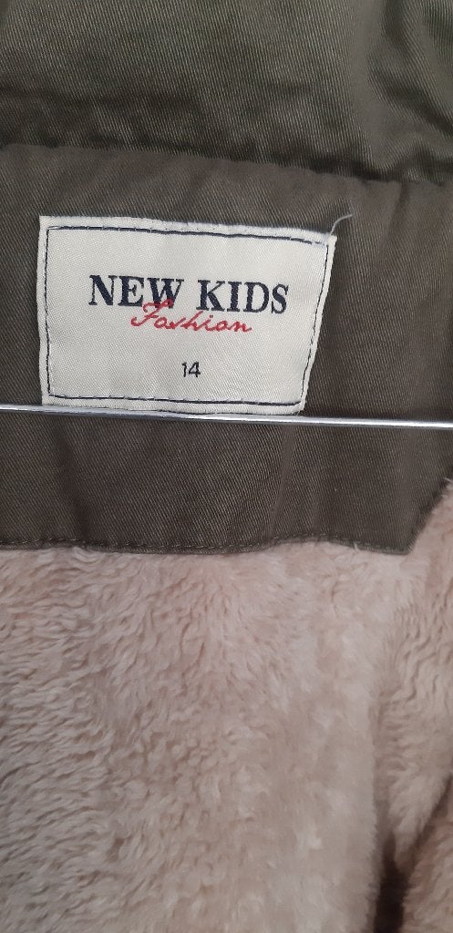 veste hiver ado calfeutrée, Comme neuf, Taille 48/50 (M), NEW KIDS, Vert