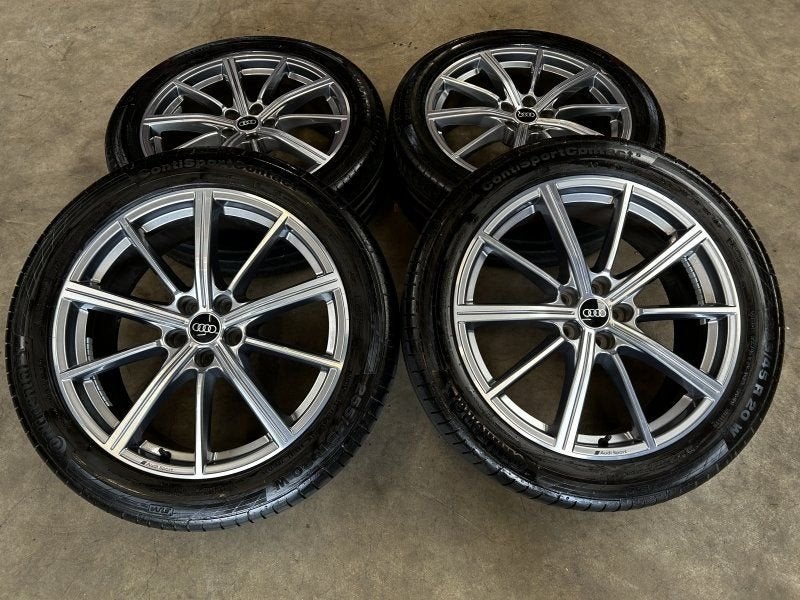 20 inch originele sport velgen + zomerbanden Audi Q5  SQ5 80, Autos : Pièces & Accessoires, Pneus et Jantes, 255 mm, Pneus été