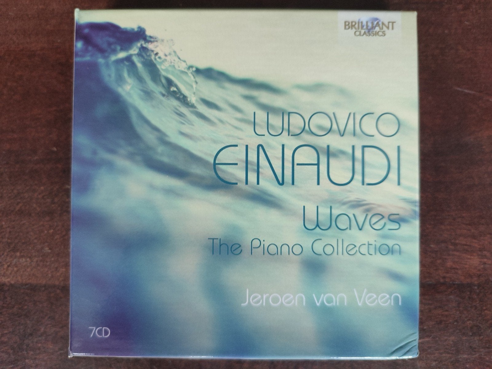 7-CDbox : LUDOVICO EINAUDI - WAVES  The Piano Collection, Cd's en Dvd's, Cd's | Pop, Ophalen of Verzenden, Zo goed als nieuw, Boxset