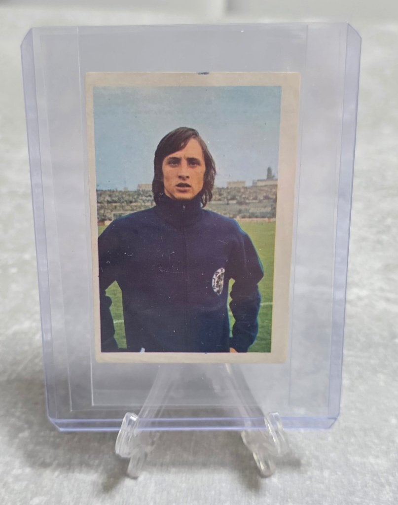 No Panini+Johan Cruyff+Vanderhout+Voetbalsterren+cruyff, Enlèvement ou Envoi, Comme neuf, Affiche, Image ou Autocollant