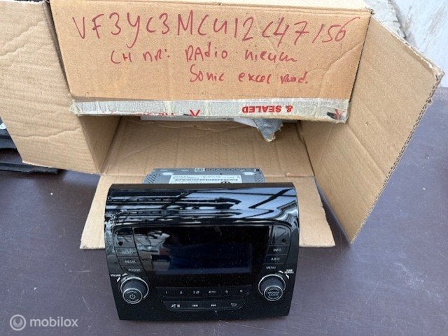 Autoradio peugeot boxer citroen jumper 07356443510 Origineel, Autos : Pièces & Accessoires, Enlèvement ou Envoi, Utilisé