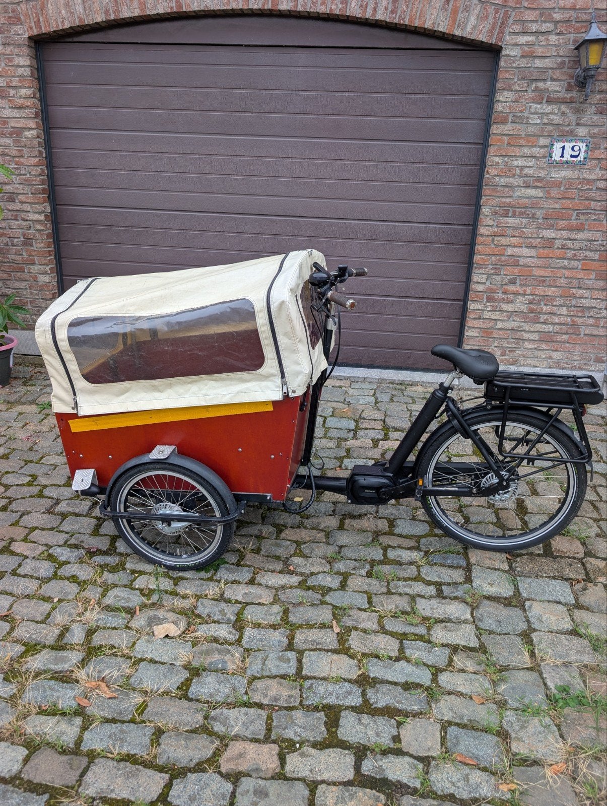 Bakfiets CargoTrike, Fietsen en Brommers, Fietsen | Bakfietsen, 4 kinderen of meer, Gebruikt, Elektrisch, Trommelrem