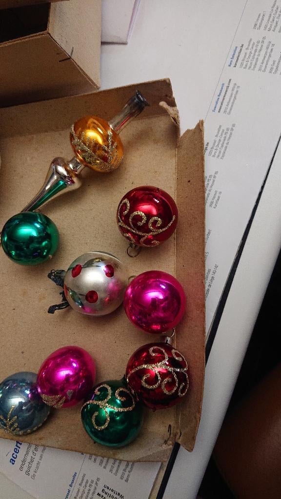 Oude kerst ballen, Ophalen, Gebruikt