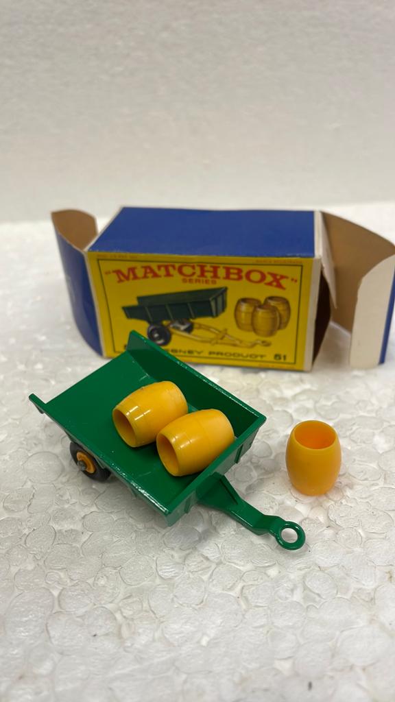 Matchbox 51 Trailer vaten los, Ophalen of Verzenden, Zo goed als nieuw, Matchbox