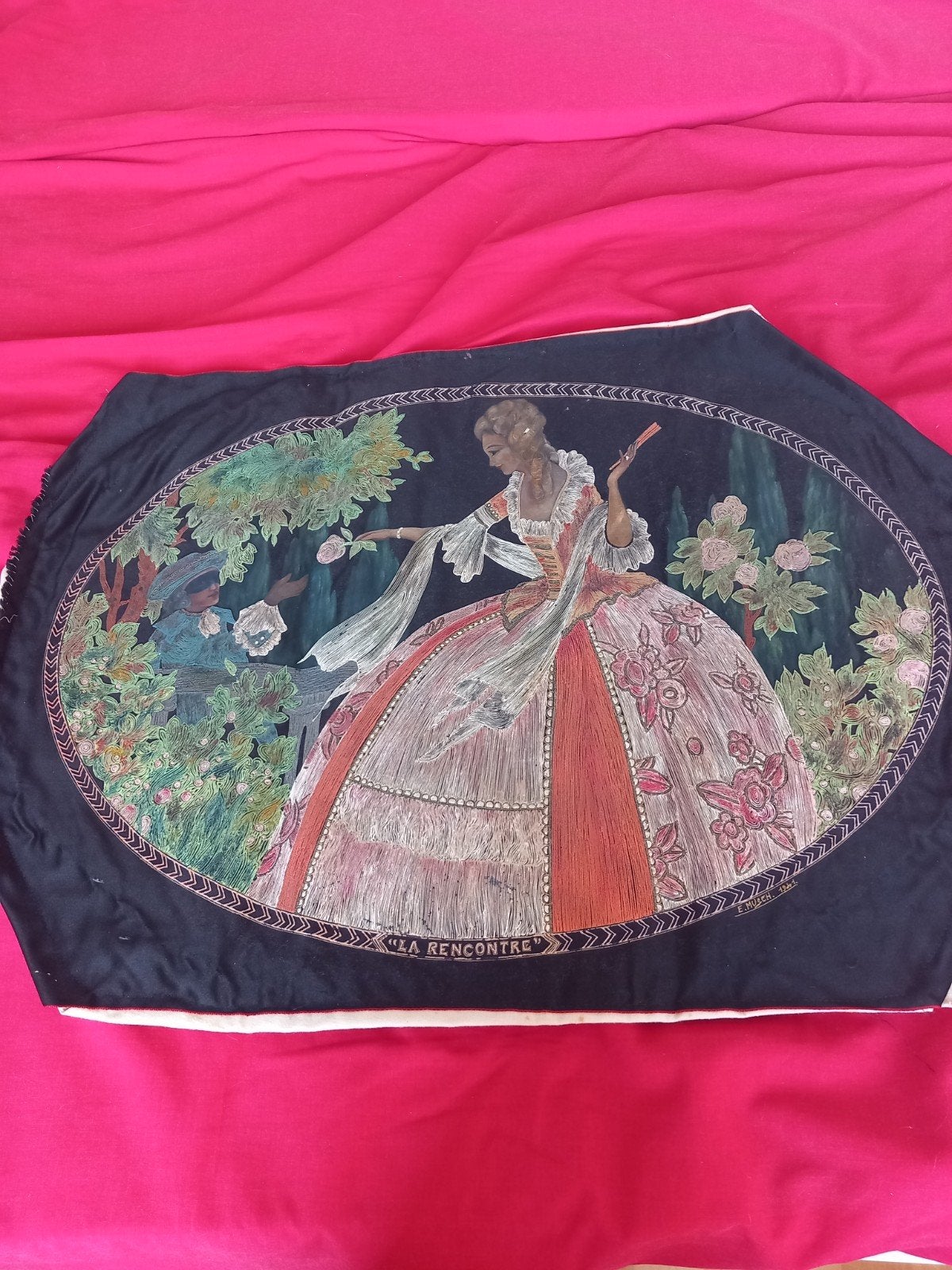 Housse pour coussin,  à la peinture lumineuse, Enlèvement ou Envoi