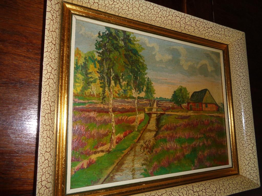 *R. Verbeke (1929) -Mooie schilderij -Vermeld in PIRON, BAS, Ophalen of Verzenden