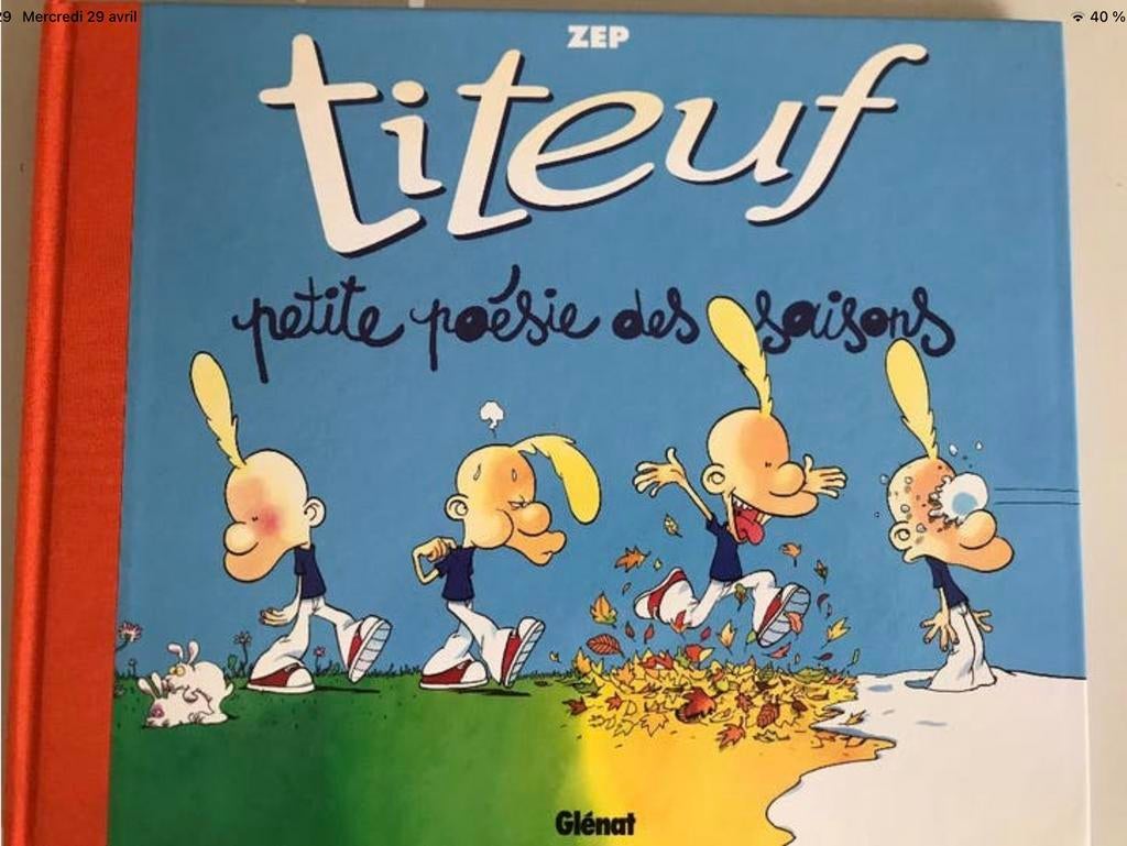 BD Titeuf, Ophalen, Zo goed als nieuw
