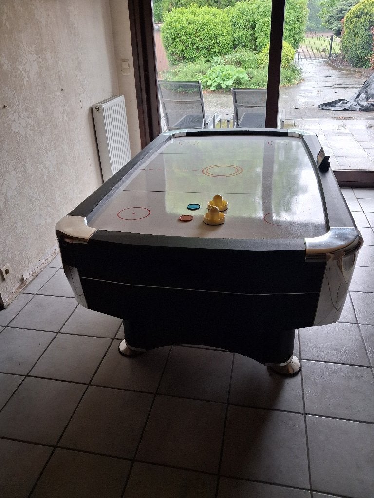 elektrische Airhockeytafel met scorebord, Ophalen, Gebruikt