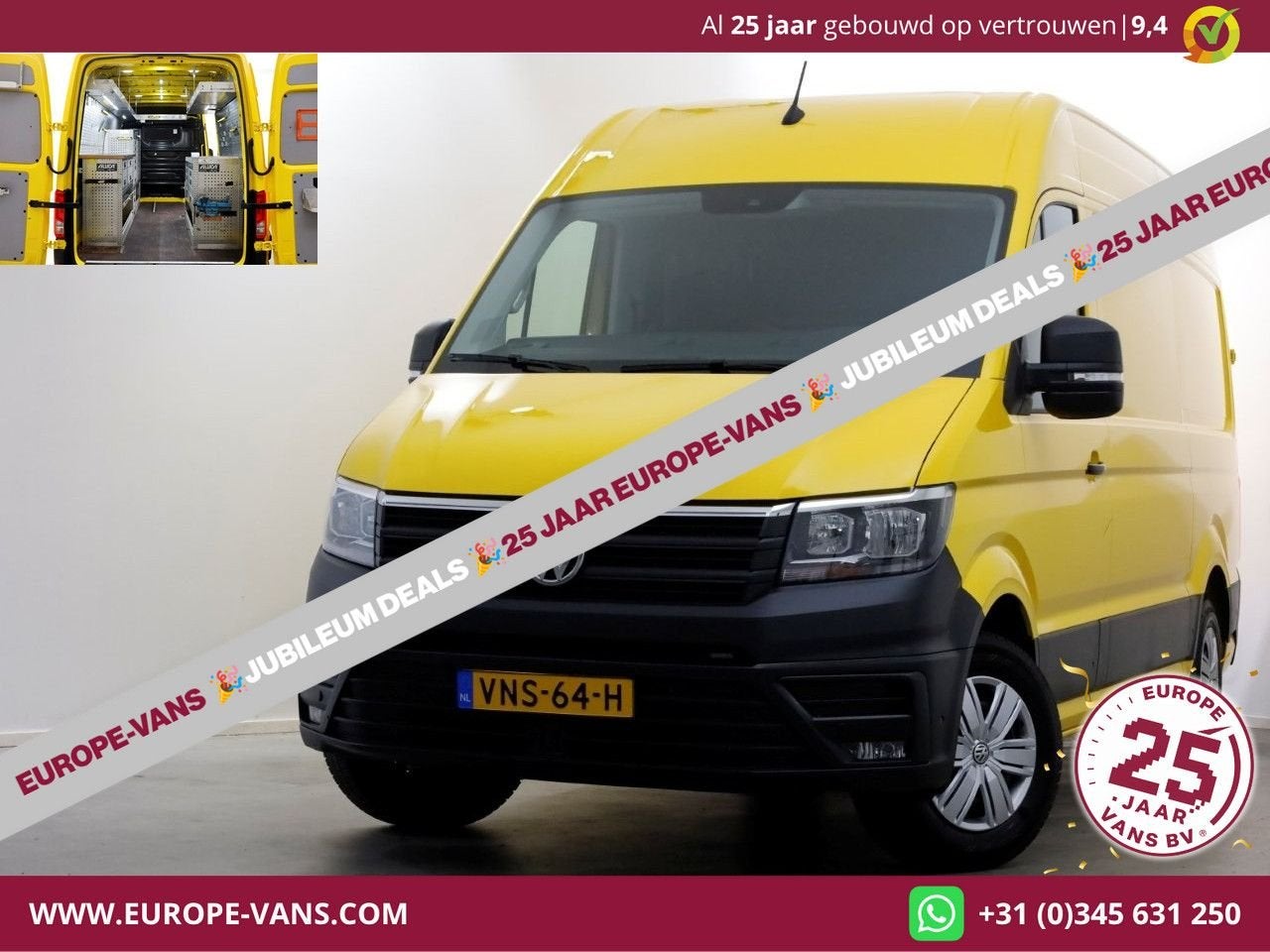 Volkswagen Crafter 35 2.0 TDI 140pk L3H3 (L2H2) Highline Ser, Auto's, Overige kleuren, Bedrijf, Onderhoudsboekje, Te koop