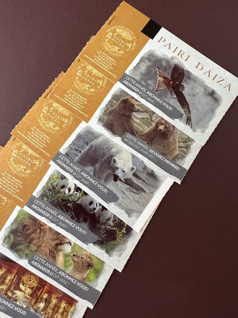 Pairi Daiza dagtickets volwassene – geldig t.e.m. 22/06/2026, Tickets en Kaartjes, Recreatie | Dierentuinen, Drie personen of meer
