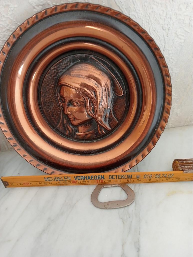 Panneau mural ancien, Antiquités & Art, Antiquités | Bronze & Cuivre, Enlèvement ou Envoi