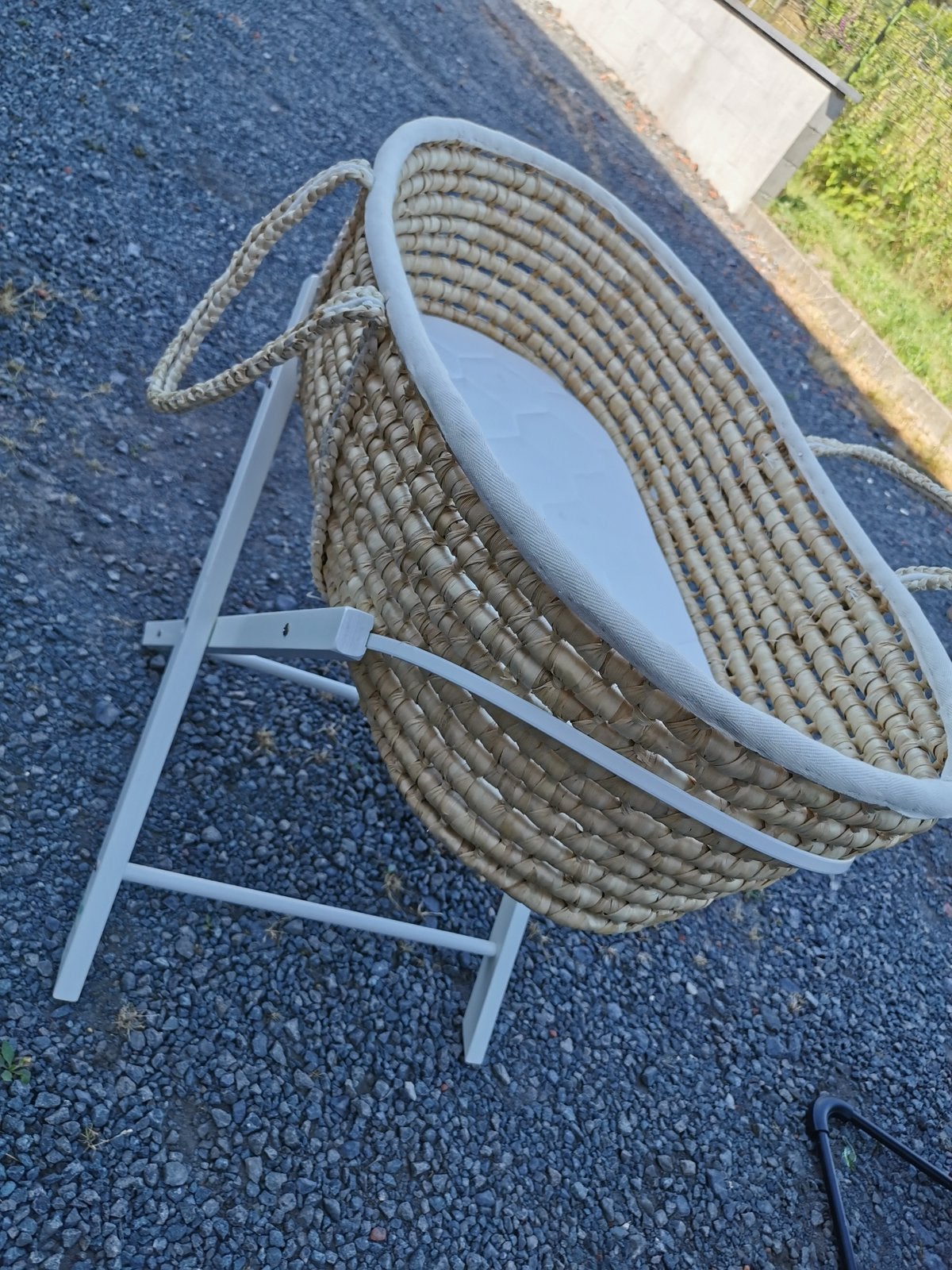 Landeau en osier tendance pour bébé, Enlèvement, Comme neuf