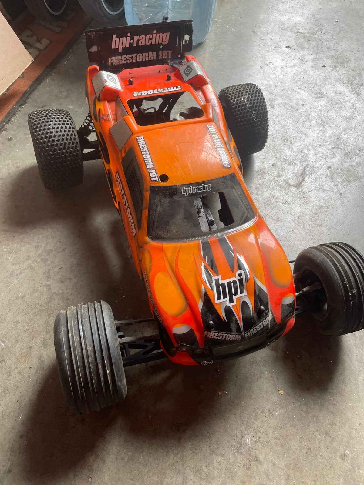 Hpi Firestorm, Ophalen, Gebruikt, Auto offroad, Schaal 1:10
