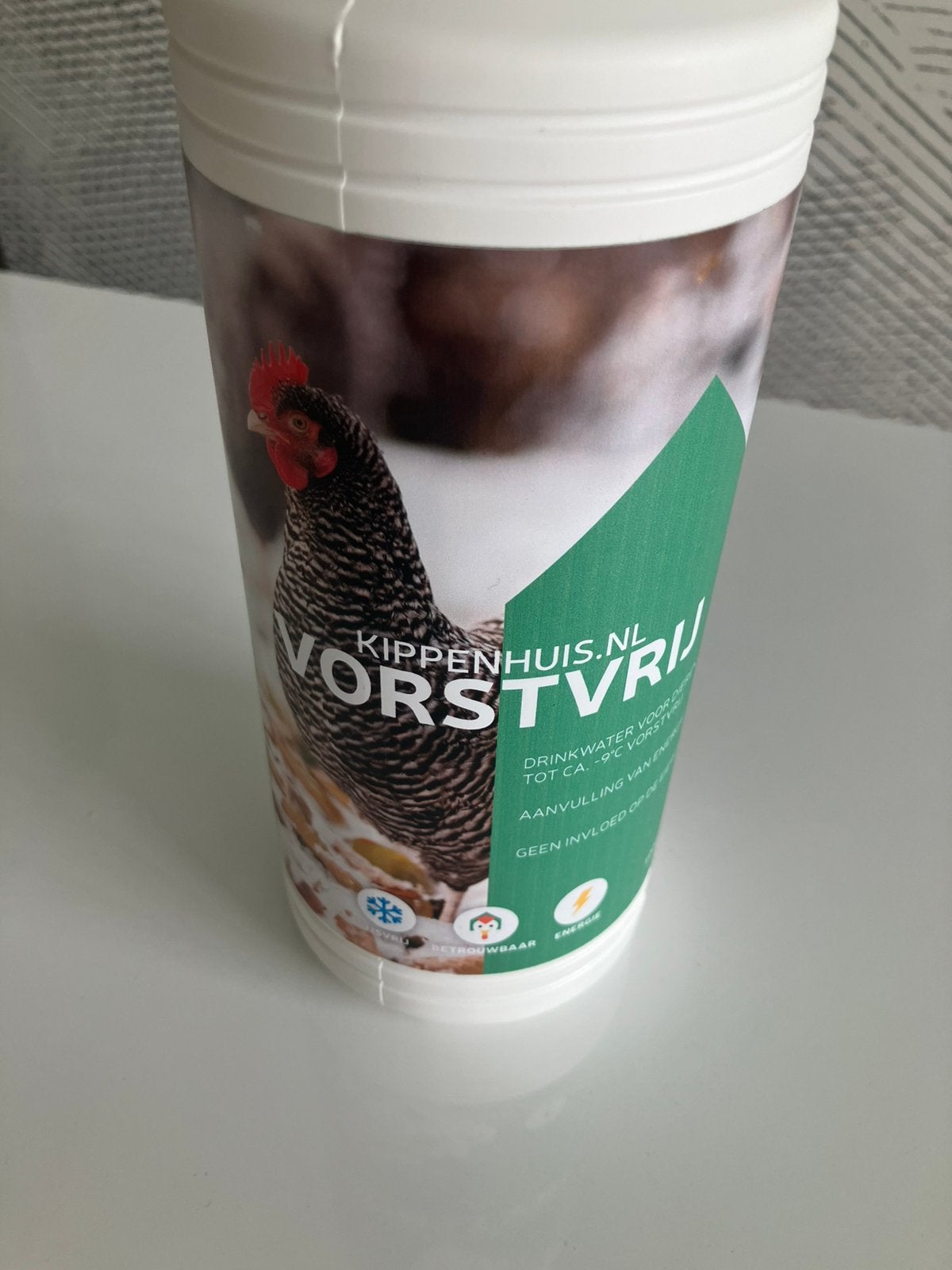 1l vorstvrij en 1kg groenvoer kippen+ gratis voeding