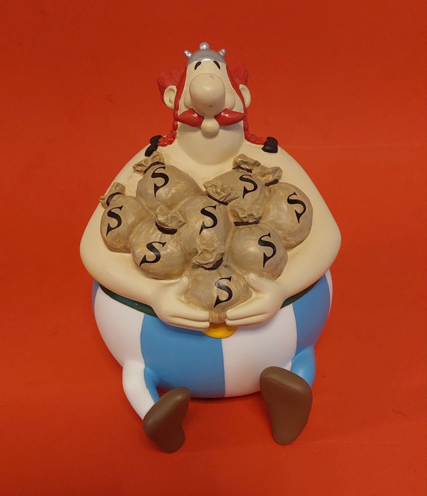 Asterix Albert René Goscinni Uderzo spaarpot, Verzamelen, Spaarpotten, Ophalen of Verzenden, Zo goed als nieuw, Kunststof, Strip- of Tekenfilmfiguur