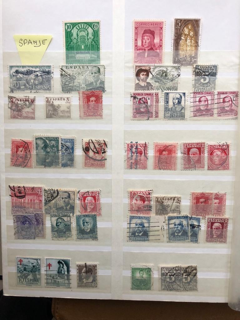 Timbres d'Espagne, Enlèvement ou Envoi, Affranchi