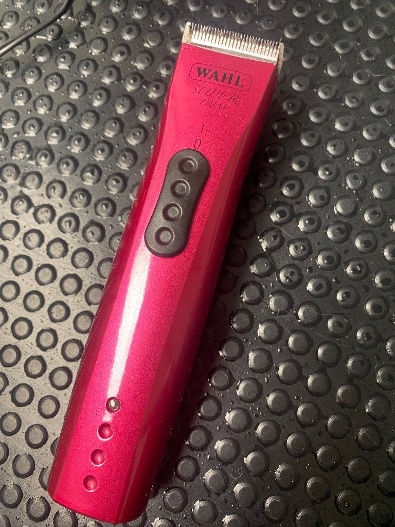 Wahl Super Trim 1592 Draadloze Trimmer Berry Pink, Enlèvement, Utilisé