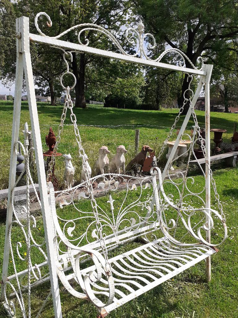 SMEEDIJZEREN SCHOMMEL, Tuin en Terras, Tuinmeubel-accessoires, Ophalen, Gebruikt