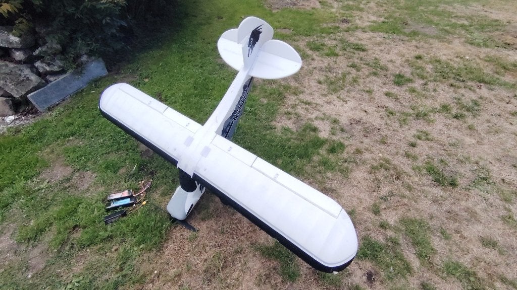Avion RC FMS Super Cub V2 – Très bon état, Enlèvement, Comme neuf, Avion