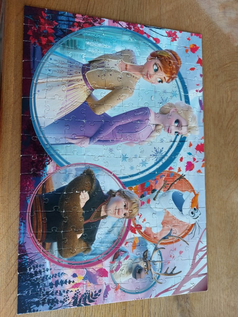Puzzle la Reine des Neiges 160 pièces, Enlèvement, Plus de 50 pièces, Utilisé