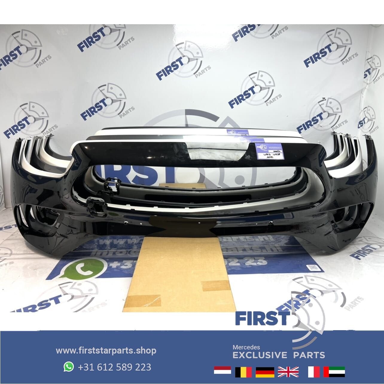 W213 E KLASSE AMG voorbumper PDC Mercedes E Klasse 2016-2018, Gebruikt, -, Voor, Ophalen of Verzenden