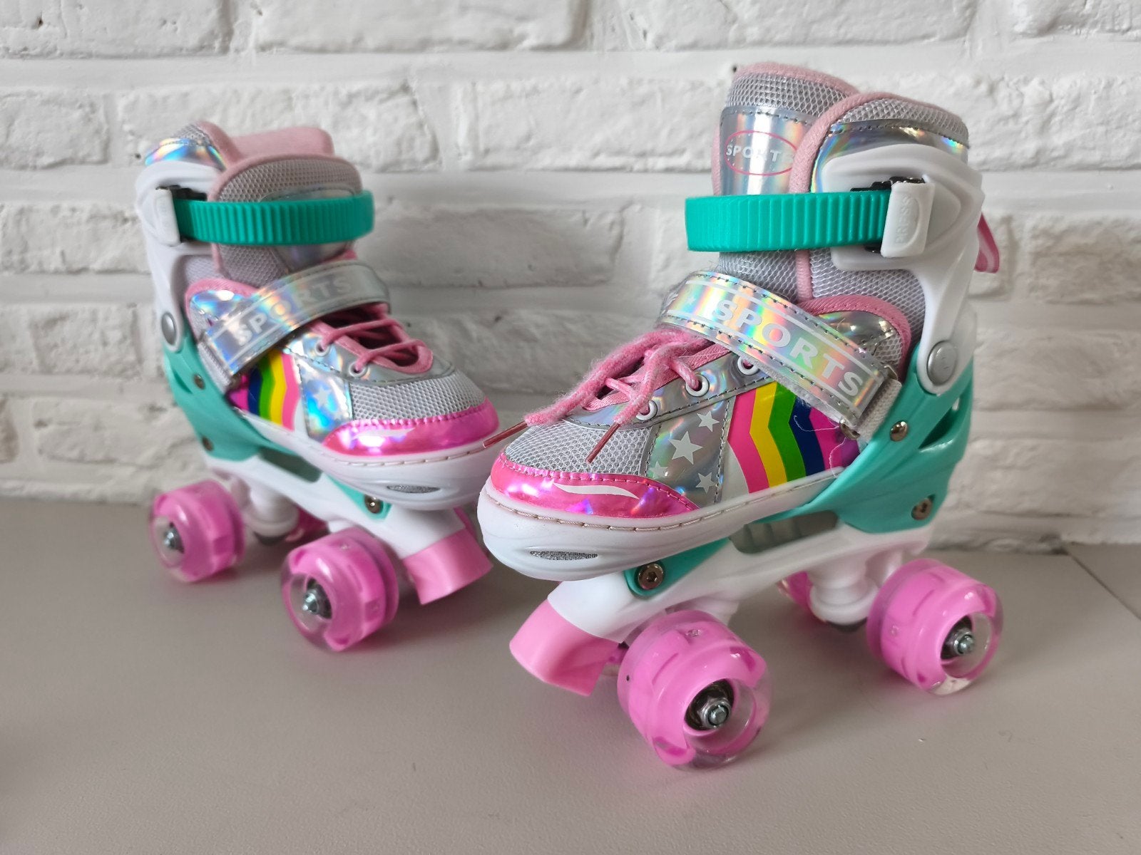 Verstelbare kinder rolschaatsen (maat 27-31), Ophalen, Verstelbaar, Gebruikt, Kinderen