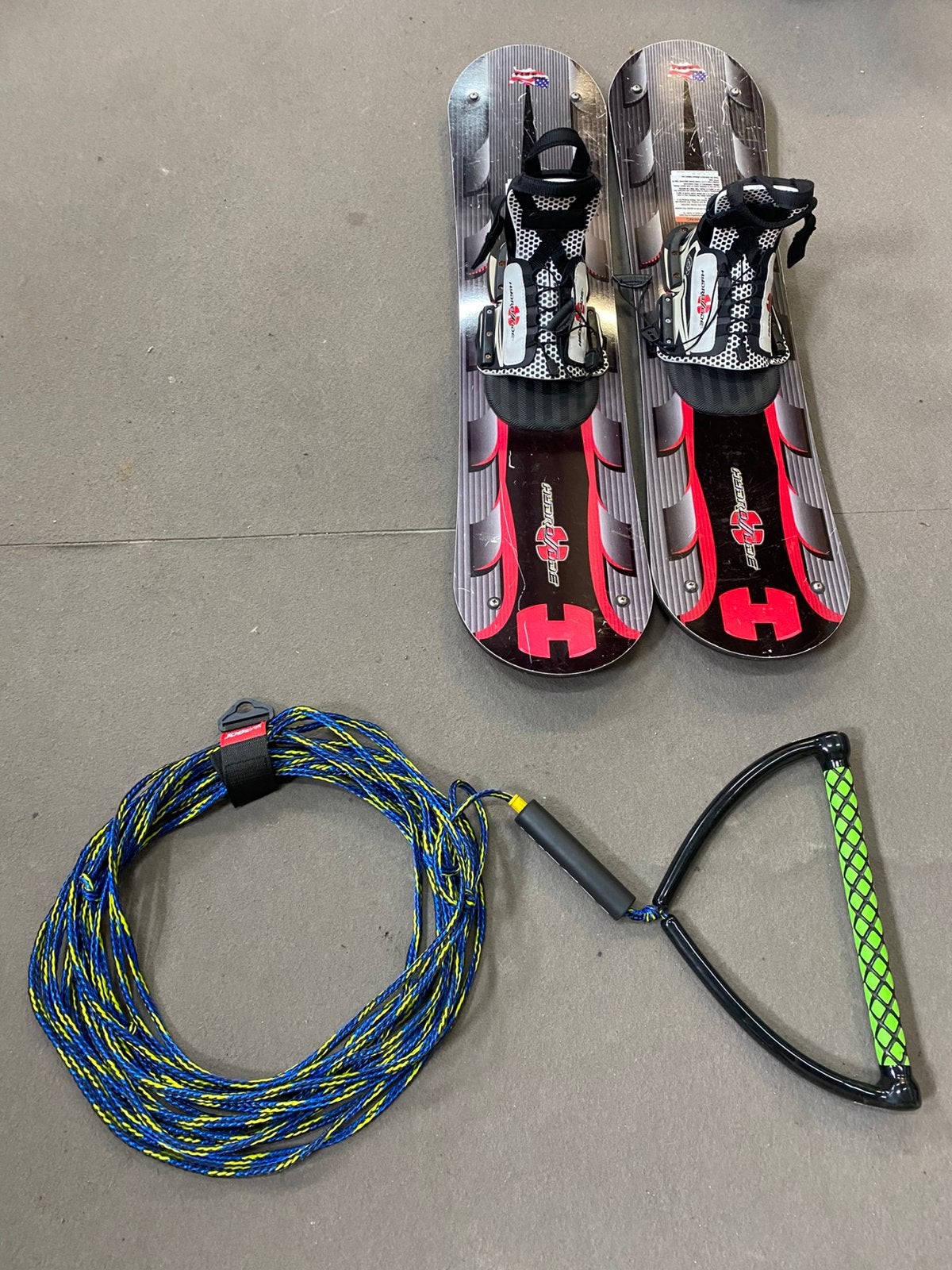 Hydro Slide combo + skikoord Jobe, Watersport en Boten, Ophalen, Gebruikt, Minder dan 130 cm, Met skitouw