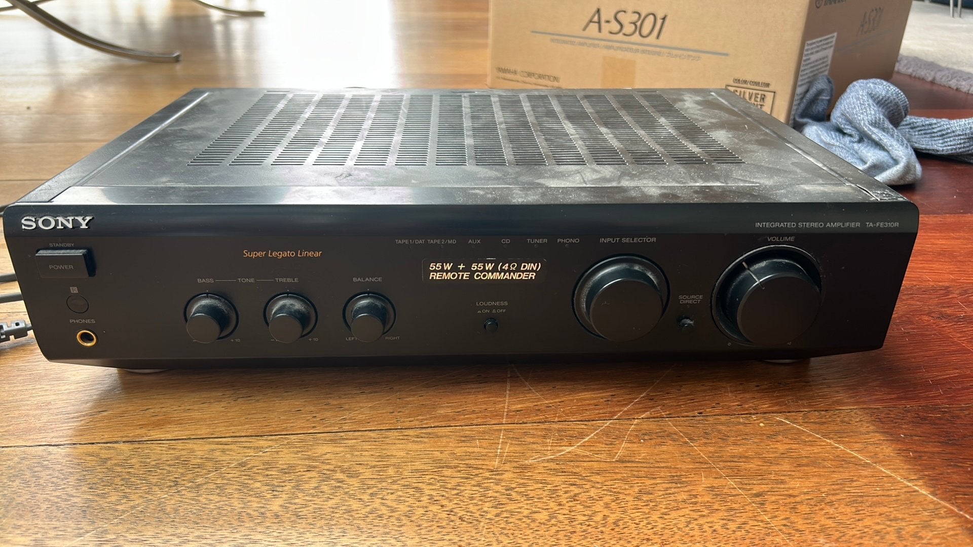 Versterker sony ta-fe310r, Ophalen